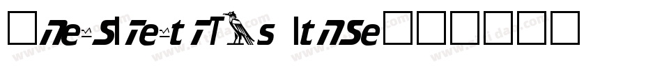 FansiPensleTwo Plain字体转换